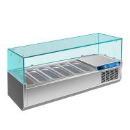 Витрина холодильная для топинга BRILLIS G-VRX1400/330FG