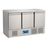 Стол холодильный трехдверный энергоэффективный BRILLIS G-S903V S/S TOP