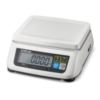 Весы настольные фасовочные CAS SW ІІ с пластиковой платформой