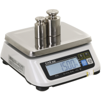 Весы настольные фасовочные CAS SW ІІ с нержавеющей платформой