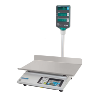 Весы торговые CAS AP-M LT с стандартной клавиатурой и увеличенной платформой