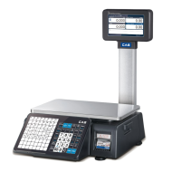 Профессиональные торговые весы со встроенным термопринтером этикеток CAS CN-1