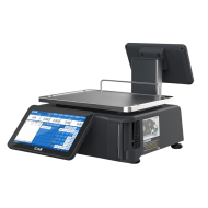 Ваги самообслуговування з друком етикеток CL8000-SU з низькою стійкою