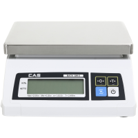 Весы настольные фасовочные CAS SW с нержавеющей платформой