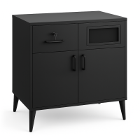 Компактный кофе-модуль из ДСП с выдвижным ящиком