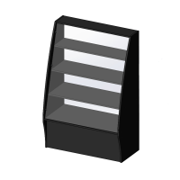 Прилавок из ДСП на 4 полки