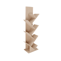 Брендированная стойка из ЛДСП для полиграфии и товаров цвет дуба