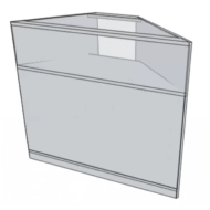 Прилавок из ДСП угловой