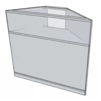 Прилавок из ДСП угловой