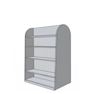 Стеллаж из ДСП островной