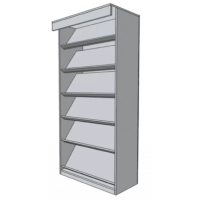 Стеллаж из ДСП книжный