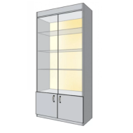 Фото Витрина из ДСП с зеркалом