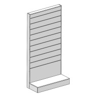 Экономпанель с подиумом 2000х1000х450 мм RAL 9010 (белый)