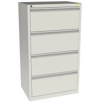 Шкаф файловый CF-2А4-4 цвет RAL 7035 (светло-серый)