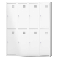 Металлический шкаф для одежды ШОМ-300/4/8