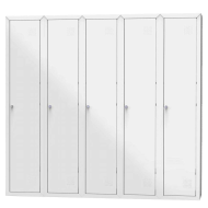 Фото Металлический шкаф для одежды ШОМ-300/5