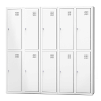 Металлический шкаф для одежды ШОМ-300/5/10