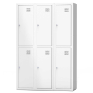 Металлический шкаф для одежды ШОМ-400/3/6