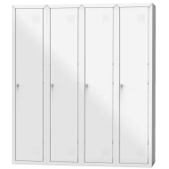 Металлический шкаф для одежды ШОМ-400/4