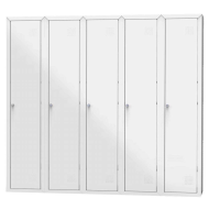 Металлический шкаф для одежды ШОМ-400/5