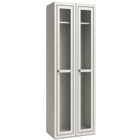 Шкаф для одежды металлический ШОМ/С-300/2 с прозрачными дверцами