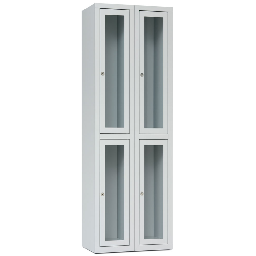 Шкаф для одежды металлический ШОМ/С-300/2/4 с прозрачными дверцами Шкаф для одежды металлический ШОМ/С-300/2/4 с прозрачными дверцами (Шкаф для одежды металлический ШОМ/С-300/2/4 с прозрачными дверцами) купить