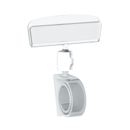 Ценникодержатель-улитка на край ROLL-CLIP-L  (10 шт. в упаковке)