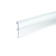 Фото Полноразмерный ценникодержатель прозрачный HSAC39