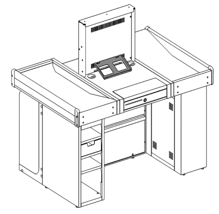 Полка для клавиатуры 330х180 мм цена