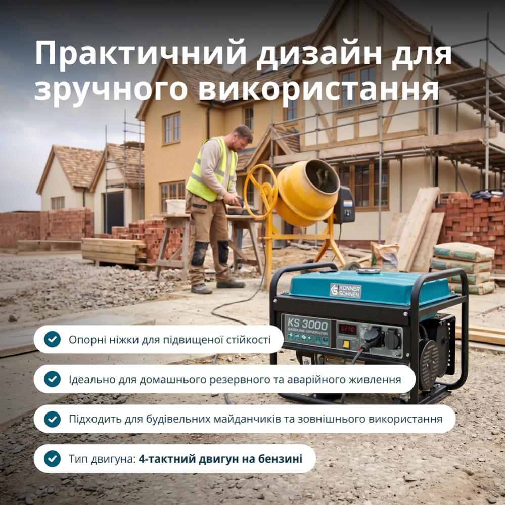 Бензиновый генератор KS 3000 фото 8