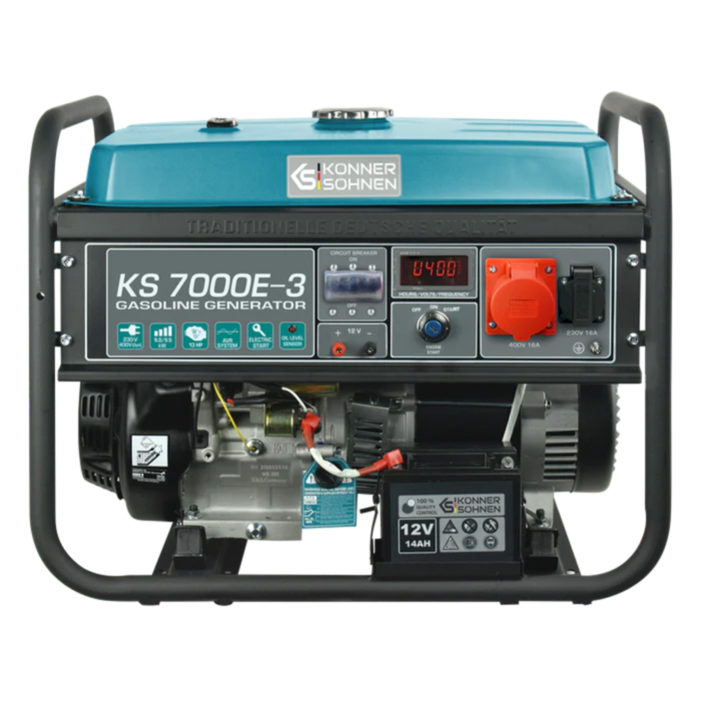 Бензиновый генератор KS 7000E-3 фото 1