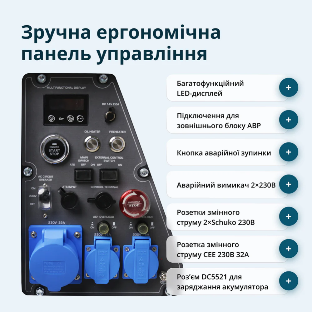 Дизельний інверторний генератор у шумозахисному кожусі KS 6500iDE S ATSR фото 11