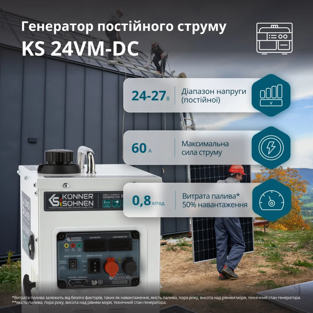 Генератор постійного струму KS 24VM-DC фото 5