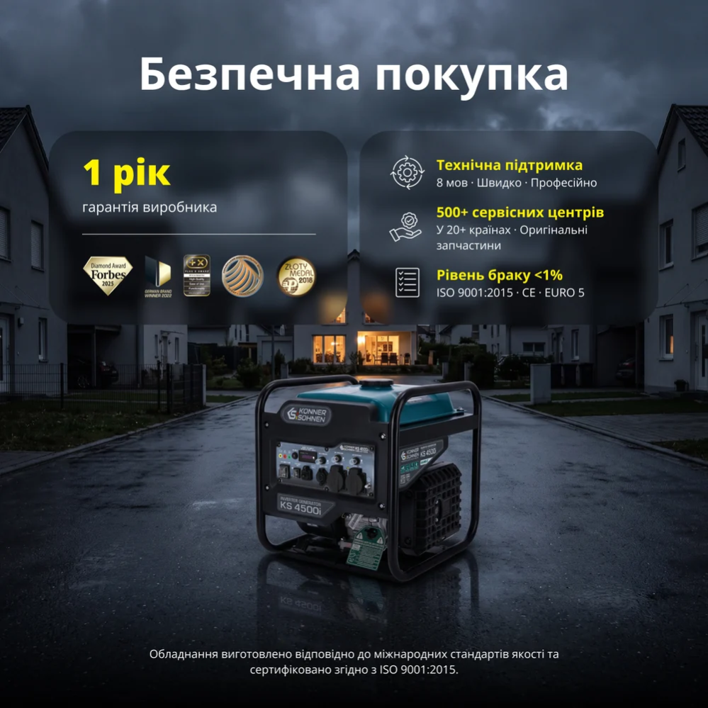 Инверторный генератор KS 4500i фото 7