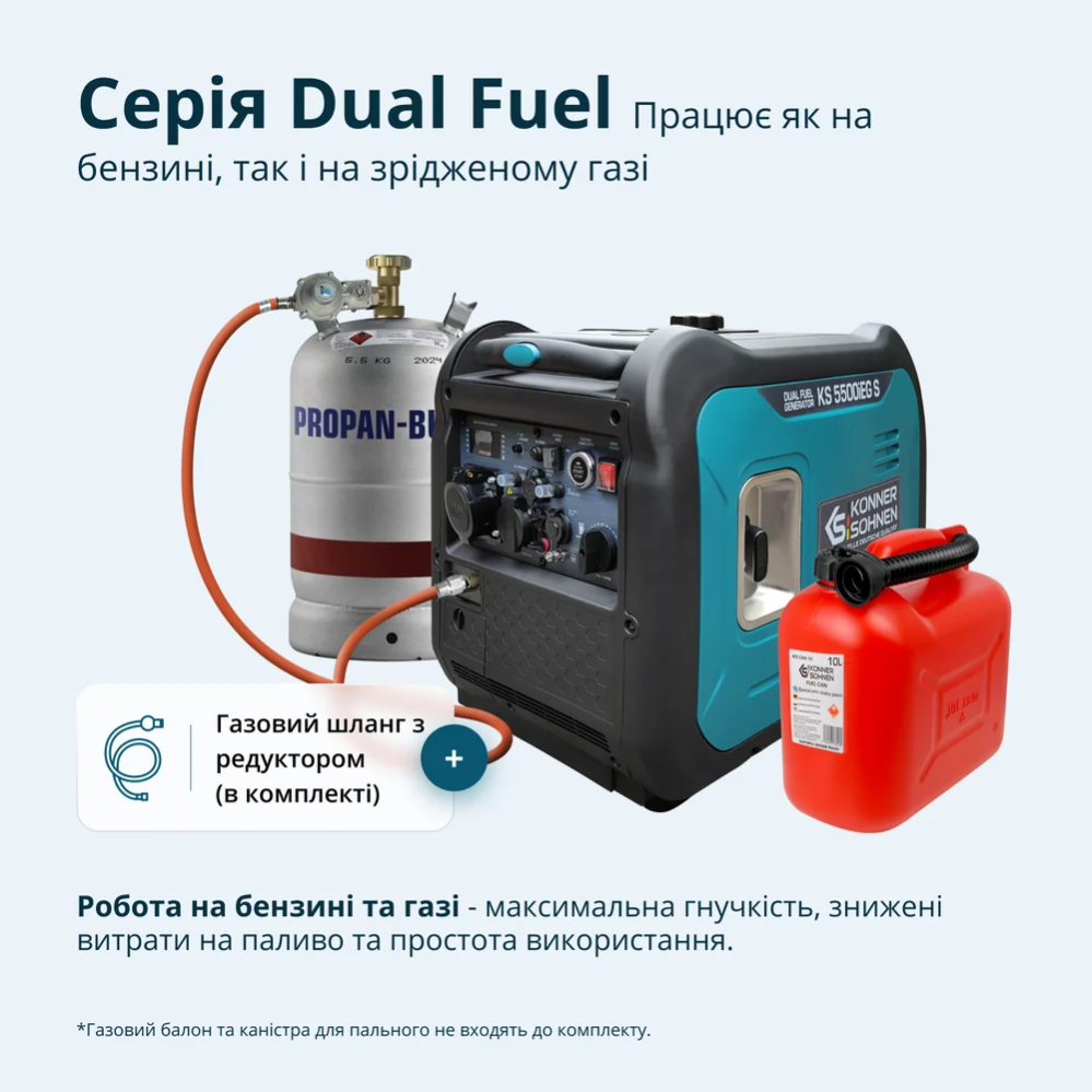 Инверторный газобензиновый генератор KS 5500iEG S фото 6