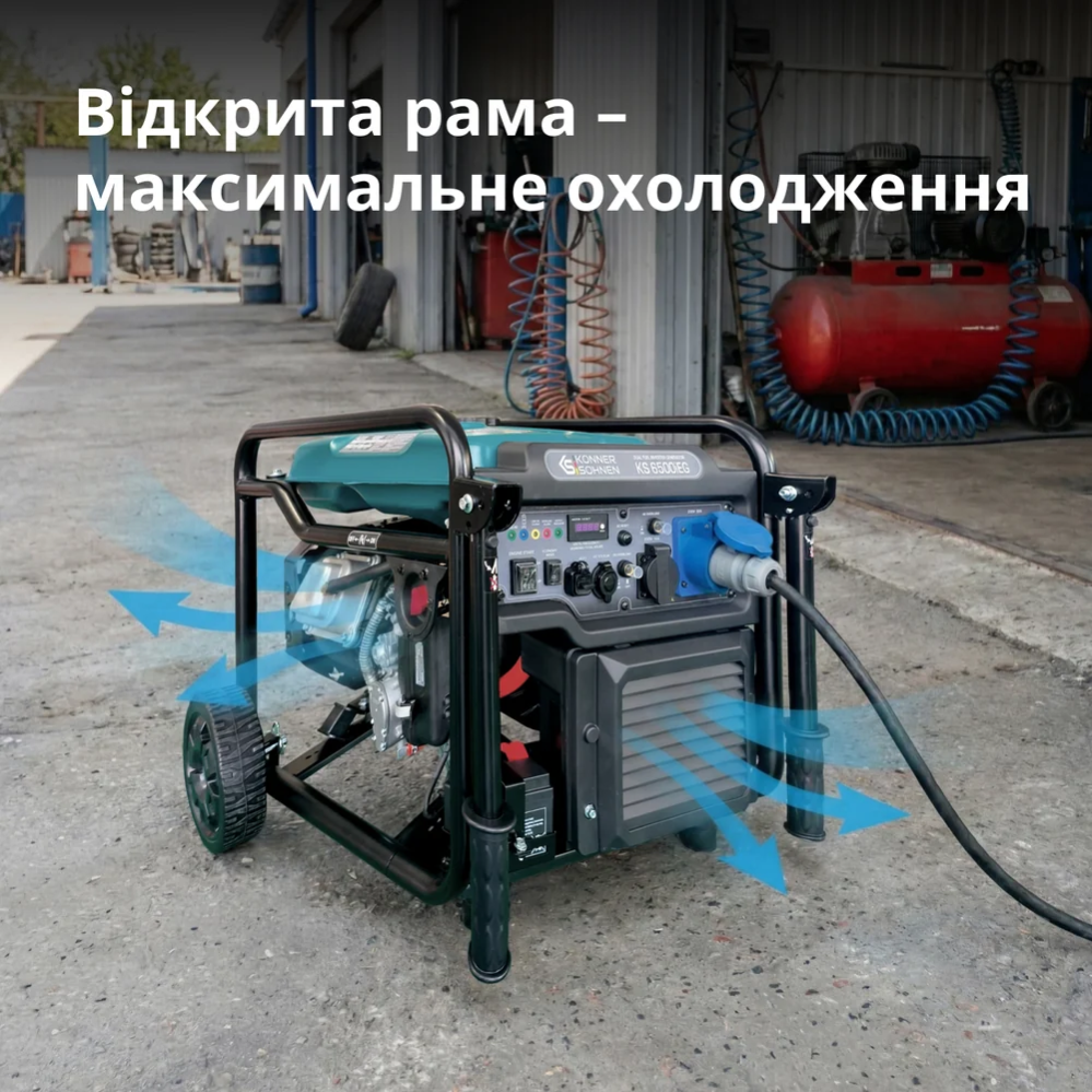 Инверторный газобензиновый генератор KS 6500iEG фото 9