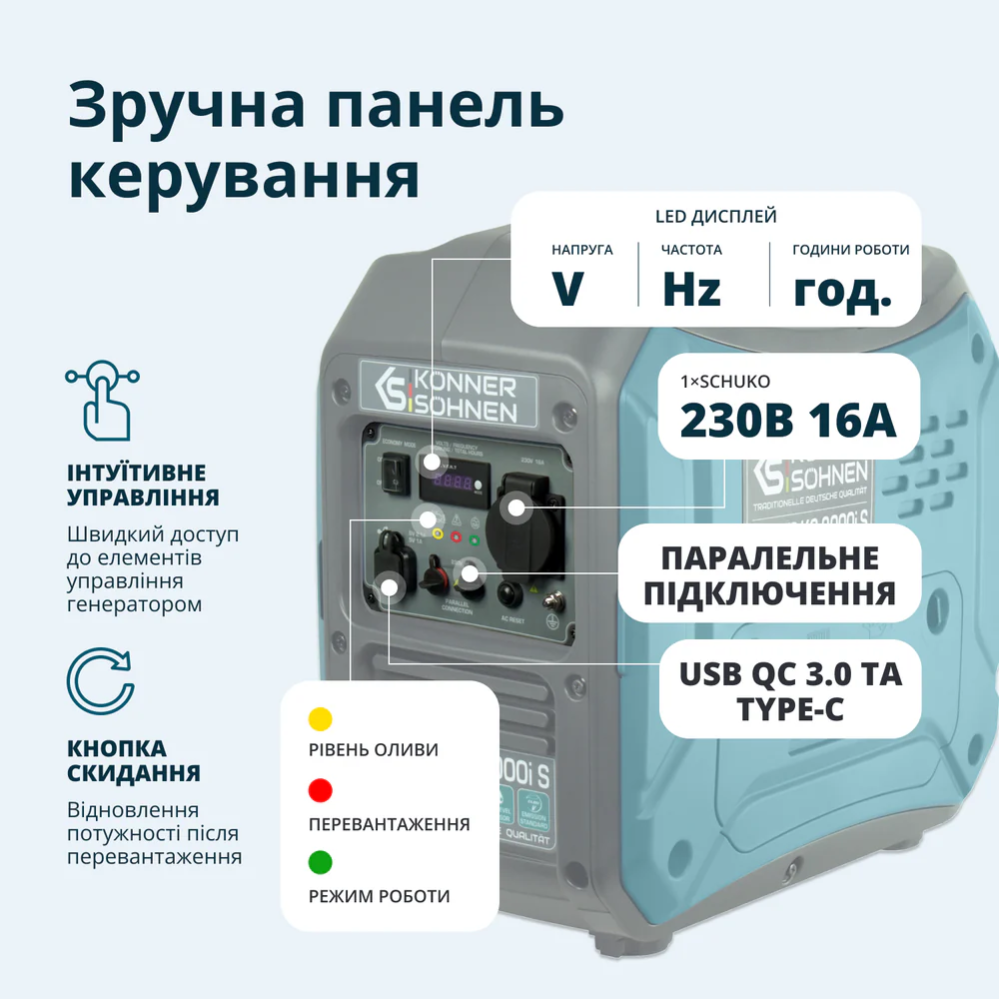 Інверторний генератор KS 2000i S фото 10