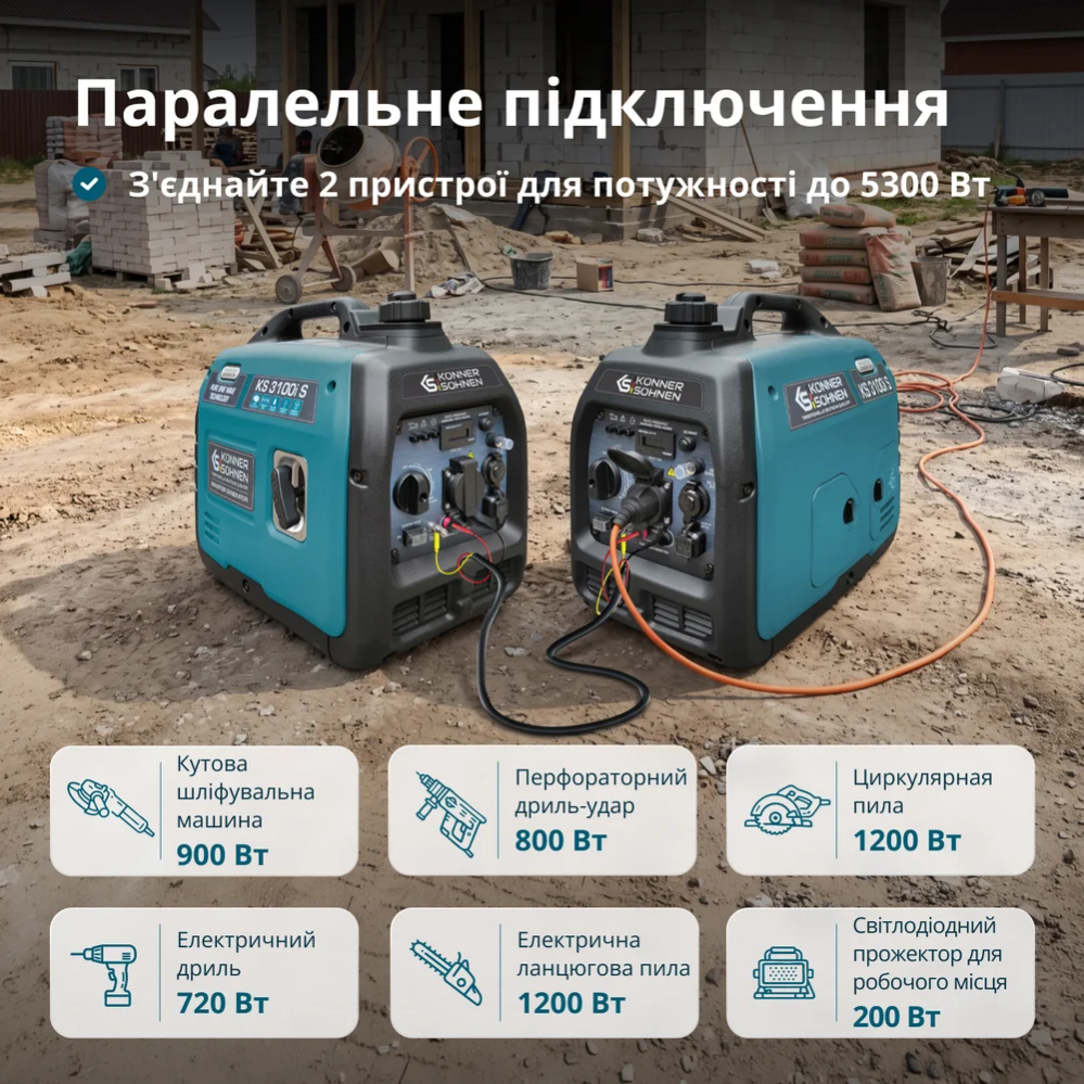 Інверторний генератор KS 3100i S фото 8
