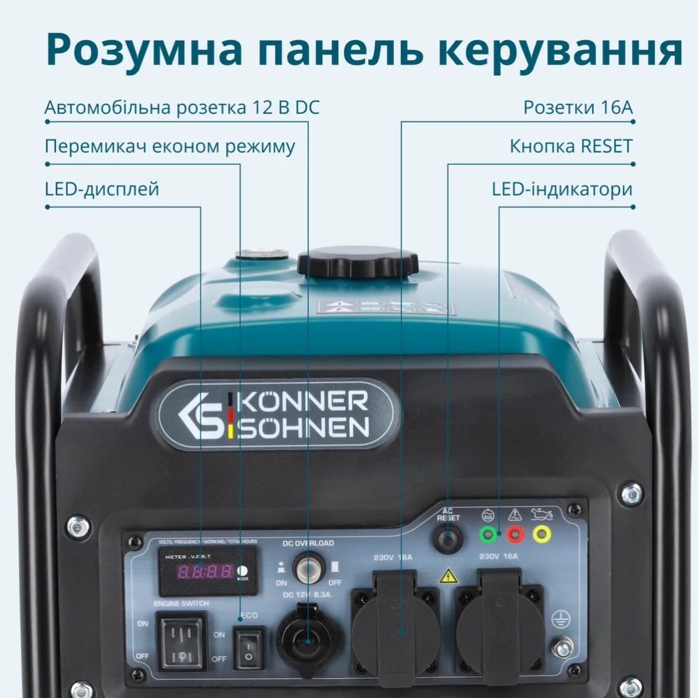 Инверторный генератор KS 3300i фото 5