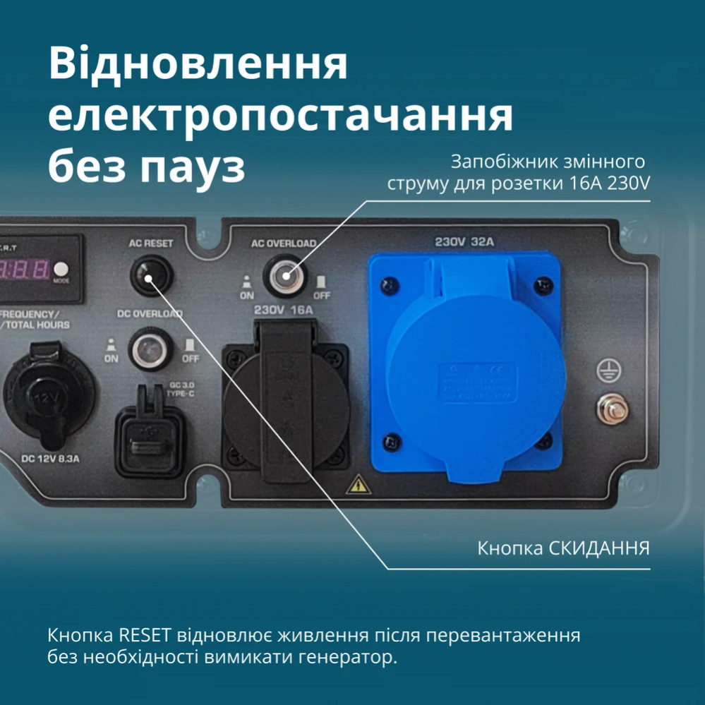 Інверторний бензиновий генератор KS 6500iE фото 6