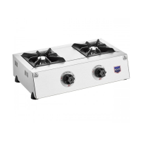 Плита газовая настольная на 2 комфорки CEJ26Z REMTA