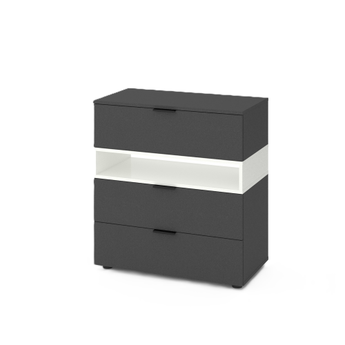 Комод Home А026 Антрацит-Белый (Комод Home А026 Антрацит-Белый) купить
