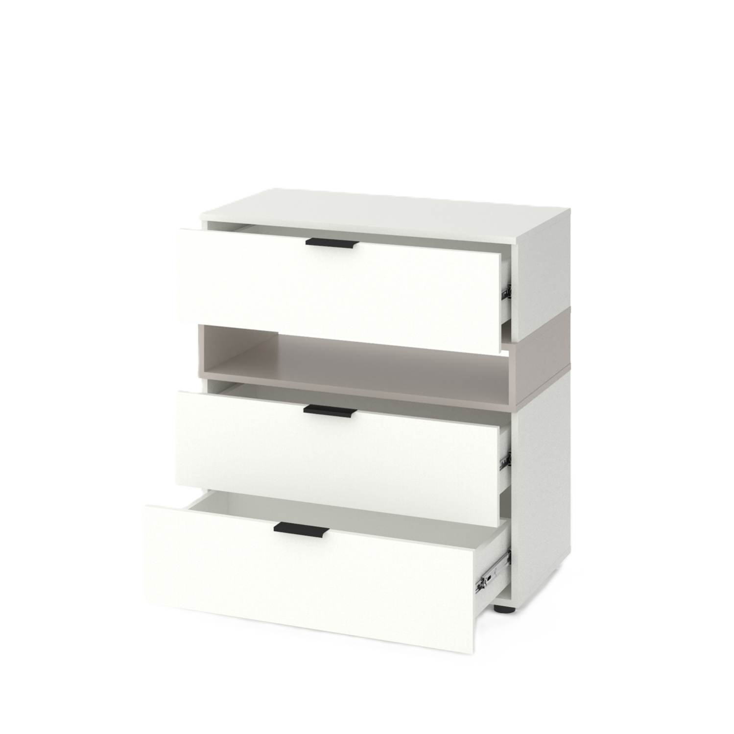 Комод Home А026 Белый-Кашемир цена