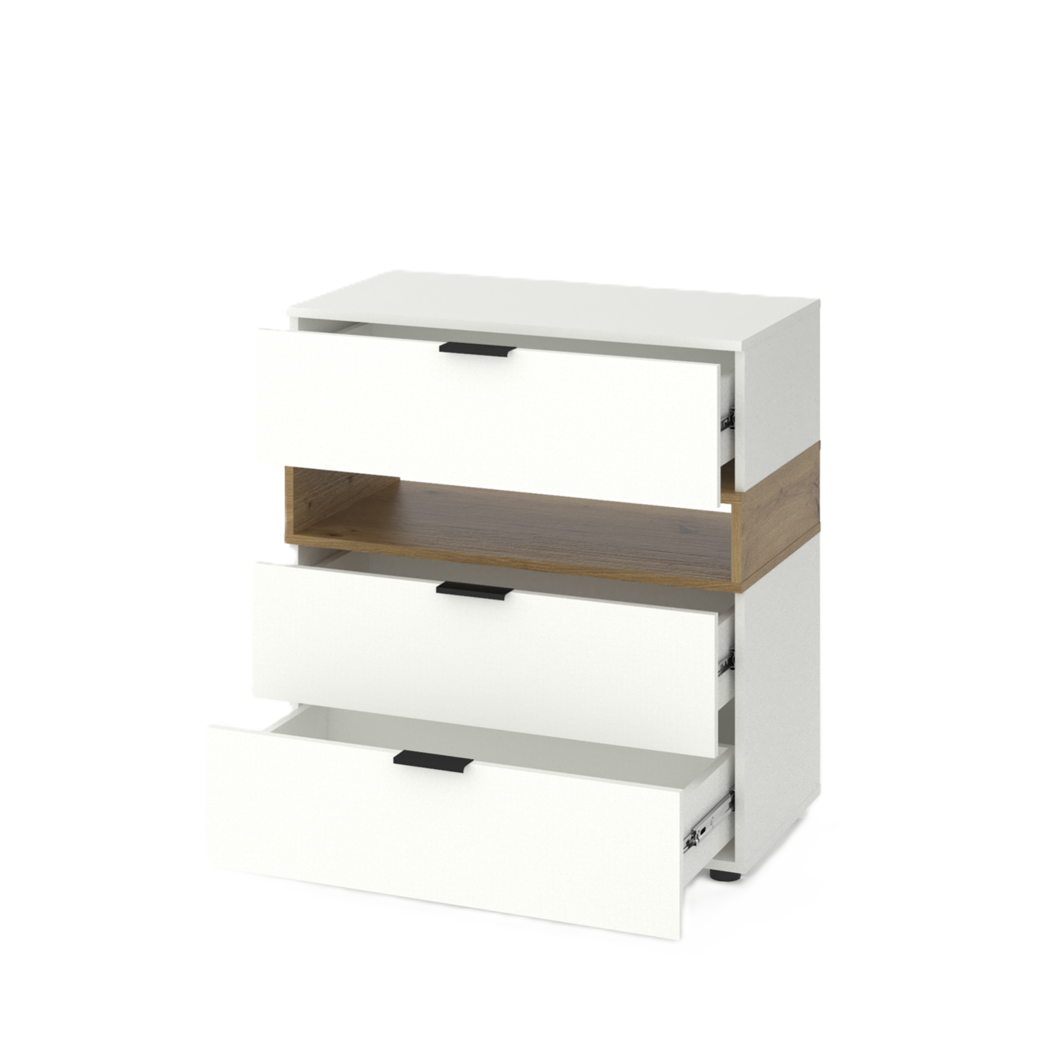 Комод Home А026 Белый-Дуб цена