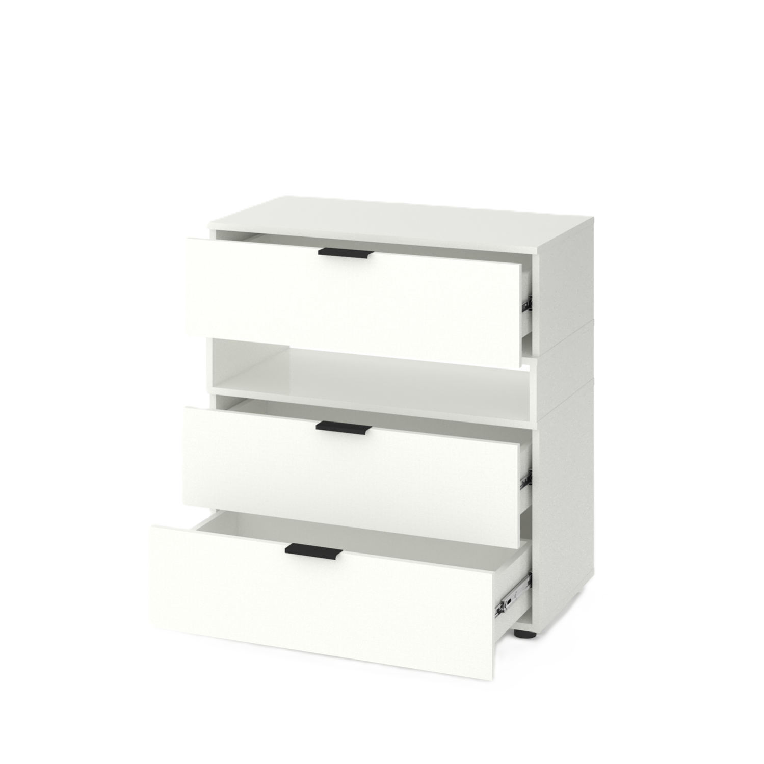 Комод Home А026 Белый-Антрацит цена