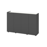 Комод Home В020 Антрацит-Белый