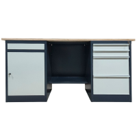 Металлический двухтумбовый верстак Stw 326-2M2B/МD