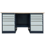 Фото Металлический двухтумбовый верстак Stw 326-3MSB/3MSB