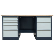 Фото Металлический двухтумбовый верстак Stw 326-3MSB/S2B