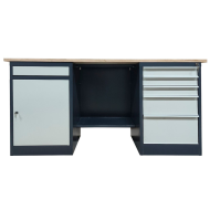 Металлический двухтумбовый верстак Stw 326-3MSB/МD